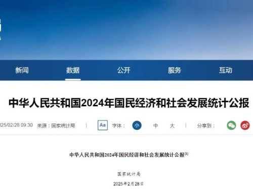 最新！國(guó)家統(tǒng)計(jì)局：2024年建筑業(yè)增加值89949億元！